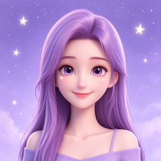 Rubii Ai 温柔治愈系少女晚晚的3D卡通人设头像