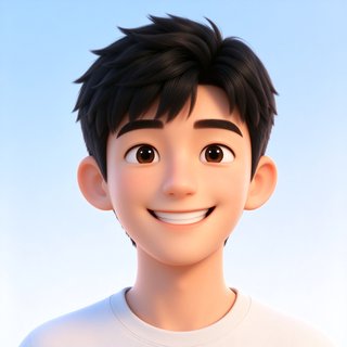 Rubii Ai 阳光暖男顾言的3D卡通人设头像